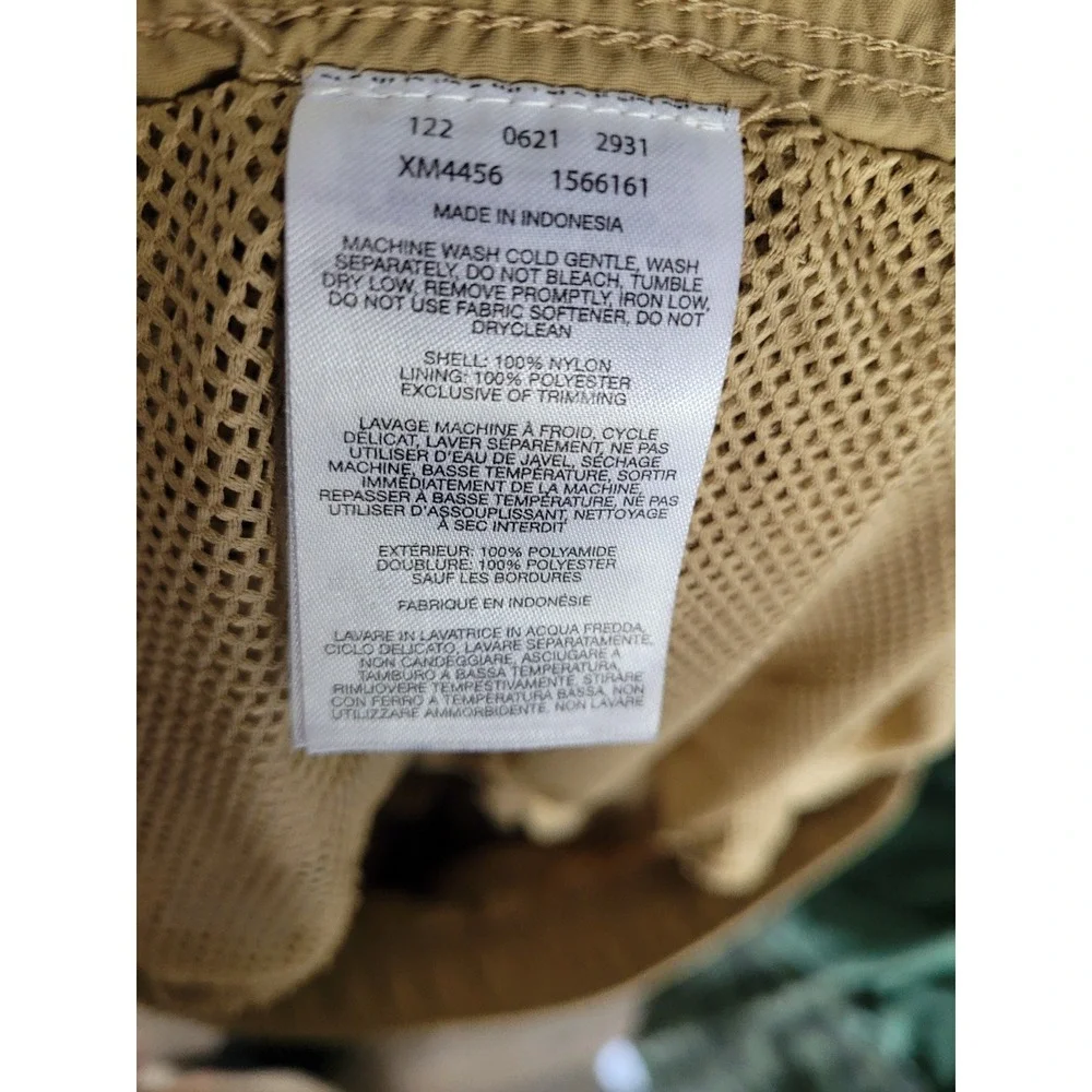 Columbia Mens Tan Hiking Shorts Integrated Belt Mesh Liner Size L Active Wear #1